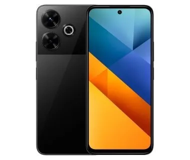 58260 Smartphone Xiaomi POCO M6 6.79" Helio G91-Ultra 6GB 128GB Cámara 13MP/108MP Xiaomi HyperOS Negro