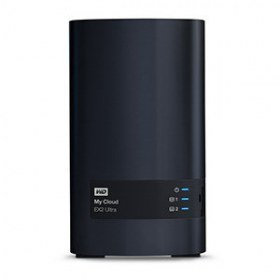 Sistema de Discos NAS Western Digital My Cloud Ex2 WDBVBZ0080JCH-NESN Ultra 8TB 1GB Ethernet USB 3.0 RAID 0-1 Win/Mac