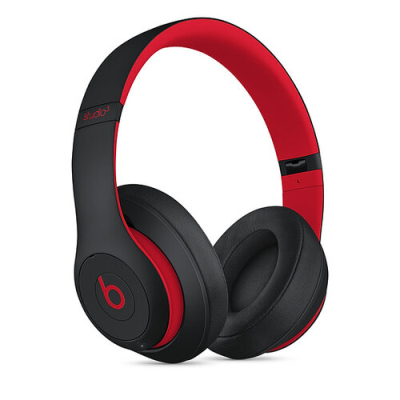 Audífonos Apple Beats Studio3 MX422LL/A, Wireless, Inalámbrico, Bluetooth, Micrófono, Negro y Rojo Desafiante