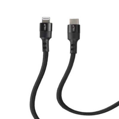 AC-934862 Cable Acteck Linx Plus CL420 USB-C a Lightning Negro