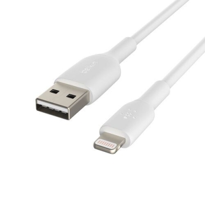 CAA001bt2MWH Cable USB Belkin Boost Charge Lightning a USB 2M Blanco