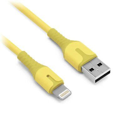 6001622 Cable BRobotix USB-A a Lightning 1 m Amarillo