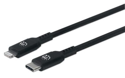 394192 Cable Manhattan USB-C a Lightning 0.5M Negro