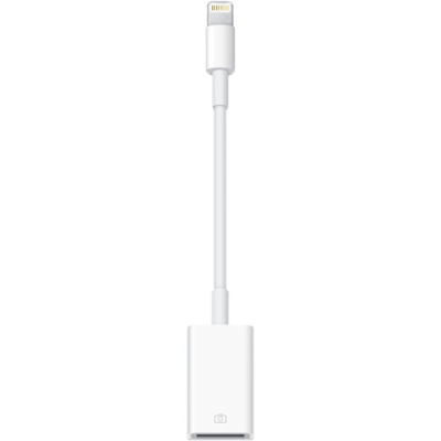 MD821AM/A Apple Adaptador Lightning Macho USB 2.0 Hembra Blanco para iPod/iPhone/iPad