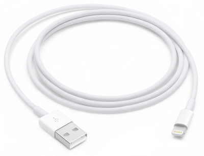 MXLY2AM/A Apple Cable - Lightning Macho - USB Macho - Longitud 1 Metro - Blanco