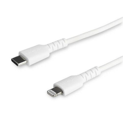 RUSBCLTMM1MW Cable USB StarTech.com USB-C a Lightning 1 M Fibra Aramida Blanco