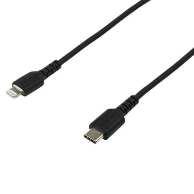 RUSBCLTMM2MB Cable USB StarTech.com USB-C a Lightning 2 Mts Fibra Aramida Negro