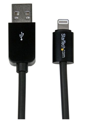 USBLT1MB Cable StarTech.com 1m Lightning Apple iPod iPad iPhone 5 a USB 2.0 Macho/Macho Negro