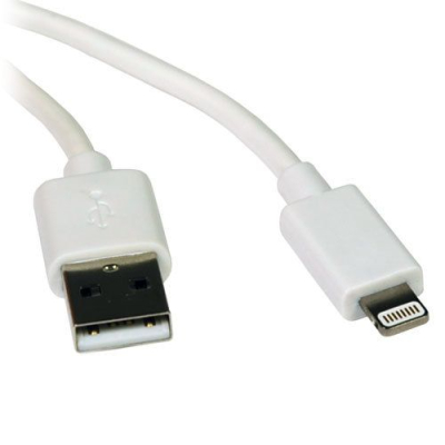 M100-003-WH Cable Lightning 0.91m Blanco USB iPad iPhone iPod