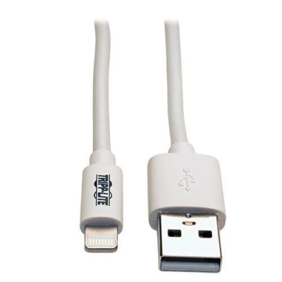 M100-010-WH Cable USB Tripp Lite Conector Lightning 3.05m Blanco