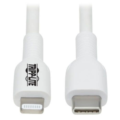M102AB-01M-WH Cable Tripp Lite Safe-IT USB C a Lightning 1M Blanco