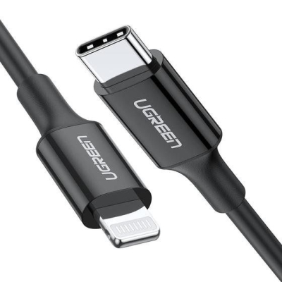60751 Cable UGREEN USB C Lightning 1 Mts