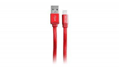 CAB-119-RD Cable Vorago USB a Lightning 1m Rojo En Bolsa