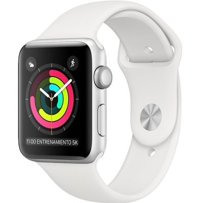 MTF22CL/A Apple Watch Series 3 Oled 312x390 42mm GPS watchOS 4 Color Plata Correa Blanca