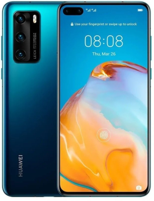 P40 / 51095RLC Smartphone Huawei P40 6.1 Kirin 990 8GB 128GB Cámara 32/50MP EMUI 10.1 Azul