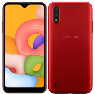 SM-A015MZRAIUS Smartphone Samsung Galaxy A01 5.7" Octa-Core 2GB 16GB Android 10 Rojo