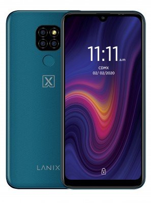 28405 Smartphone Lanix Alpha 1T 6.1" Mediatek Helio A25 3GB 32GB Cámara 8MP/13MP 4000 mAh Android 10 Verde