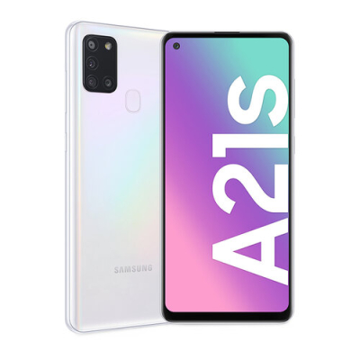 SAMGLXA21S-B Smartphone Samsung Galaxy A21s - 6.5" Octa-Core 4GB 64GB Cámaras 13MP/48MP 5000 mAh Android 10 Blanco