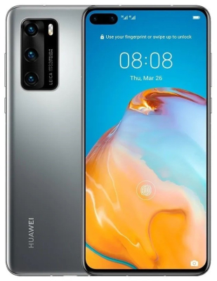 51095CAQ Smartphone Huawei P40 Pro 6.58" Kirin 990 8GB 256GB Cámara 32/50MP Emui 10.1 Plateado