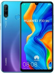 Smartphone Huawei P30 Lite 6.15"  7502288241364  Kirin 710 Octa Core 6GB 256GB Cámaras 32/24MP Android 9 Pie Azul