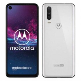 Smartphone Motorola One Action 6.34"  MOTXT2013-1BL  Octa Core 4GB 128GB 12MP Android 9.0 Pie Blanco