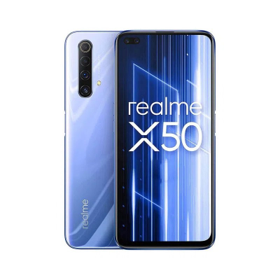 REALMEX50-M Smartphone Realme X50 6.57" Snapdragon 765G 6GB 128GB Cámaras 16MP/48MP 4200mAh Android Plata