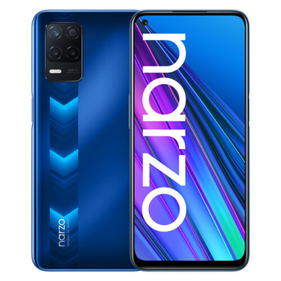 REALMENARZO30-A  Smartphone Realme Narzo 30 5G 6.5" Dimensity 700 4GB 128GB Cámara 16MP/48MP 5000 mAh realme UI (Android) Azul