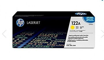Cartucho de Tóner Q3962A HP 122A - Amarillo - Laserjet - Original (Q3962A)