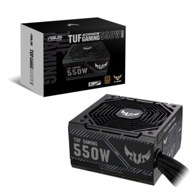 TUF-GAMING-550B Fuente de Poder ASUS 550W - ATX - 24 Pin - 6+2 PCI-E - 5 SATA