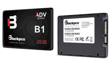 Unidad de Estado Sólido Blackpcs AS2O1-120 2.5" 120GB SATA 3 Negro