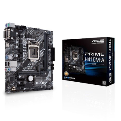 PRIME H410M-A/CSM Tarjeta Madre ASUS PRIME Socket 1200 2xDDR4 2133/2933 MHz HDMI VGA DVI-D M.2 USB 2.0/3.2 Micro-ATX