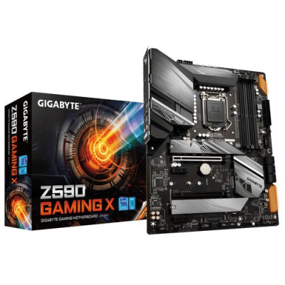 Z590 GAMING X Tarjeta Madre Gigabyte Z590 GAMING X - Socket 1200 - 4xDDR4 - 2133/3200/5333(O.C.) MHz - DisplayPort - USB 2.0/3.2 - ATX