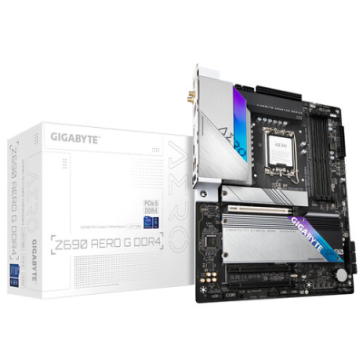 Z690 AERO G DDR4 Tarjeta Madre Gigabyte - Socket 1700 - 4xDDR4 - 2133/3200/5333(O.C.) MHz - HDMI - DisplayPort - USB 2.0/3.2 - ATX