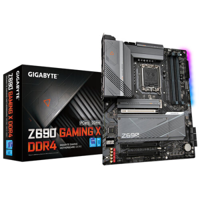 Z690 GAMING X DDR4 Tarjeta Madre Gigabyte - Socket 1700 - 4xDDR4 - 2133/3200/5333(O.C.) MHz - HDMI - DisplayPort - USB-C - USB 2.0/3.2 - ATX