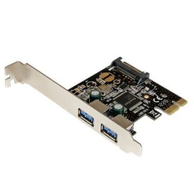 PEXUSB3S23 Tarjeta PCI Express StarTech.com 2 puertos USB 3.0 con alimentacion SATA hub