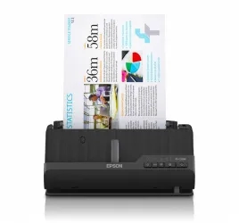 B11B270201 Scanner Xerox WorkForce ES-C320W, 600 x 600 DPI, Escaneado Dúplex, USB 2.0, Wi-Fi, Negro