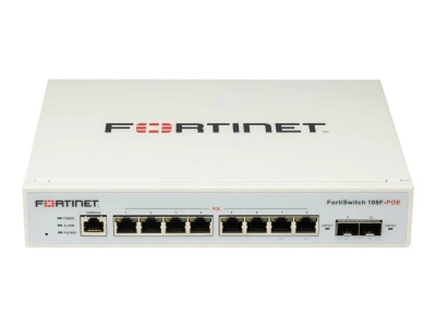 FS-108F-POE FortiSwitch 108F PoE 7x GE RJ45 1x GE/POE-PD