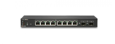 Sonicwall Gigabit Ethernet SWS12-8, 8 Puertos 10/100/1000 + 2 SFP, 20 Gbit/s, 8000 Entradas, Administrable