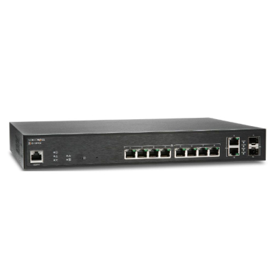 02-SSC-8370 Sonicwall | SWS12-10FPOE SwitchGigabit Ethernet, , 12 Puertos 10/100/1000 (10x PoE) + 2 Puertos SFP, 24 Gbit/s, 8000 Entradas - Administrable