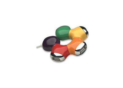 161053 Hub Manhattan USB V2.0 4 Puertos Multicolor