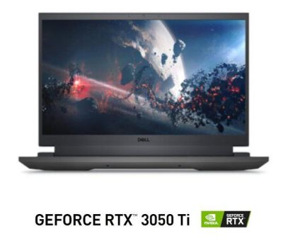 MWNJM, Laptop Gamer Dell Inspiron G15 5520, NVIDIA GeForce RTX 3050 Ti, 15.6", Intel Core i7