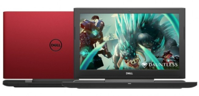 G5587-7037RED-PUS, Laptop Dell G5 G5587 Pantalla 15.6" Intel Ci7-8750- 8GB 1TB 128GB SSD GeForce GTX 1050 Ti Windows 10 Home Rojo