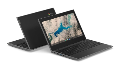 Chromebook 100E Laptop Lenovo 81QB0000US, Pantalla de 11.6", MediaTek MT8173C, Memoria de 4GB, Alm. de 32GB, S.O. Chrome OS
