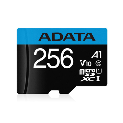 AUSDX256GUICL10A1-A Memoria MicroSDXC ADATA Premier 256GB Clase 10 UHS-I A1 C/Adaptador