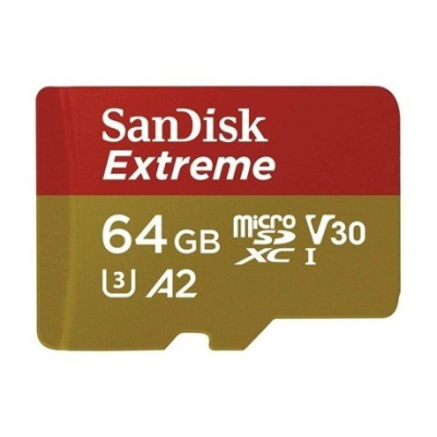 SDSQXA2-064G-GN6AA Memoria MicroSDXC SanDisk Extreme 64GB Clase 10 UHS-I C/adaptador