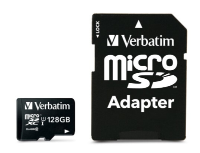 VB44085 Memoria MicroSDXC Verbatim Premium 128GB Clase 10 UHS-1 C/Adaptador