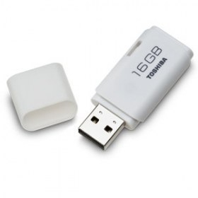 PFU016U-1ACW - Memoria USB Toshiba - Hayabusa - 16GB - USB 2.0 - Blanca