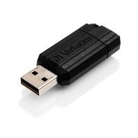 VB49064 - Memoria USB Verbatim - Pinstripe - 32GB - USB 2.0 - Negro