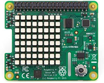 RASPBERRYPI-SENSEHAT Raspberry Pi Sense HAT con Orientación, Sensores de Presión, Humedad y Temperatura