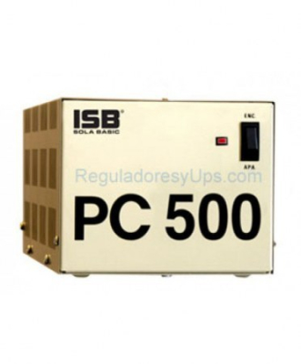 PC-500 Regulador de Voltaje Sola Basic Monofásico 120V 4 Contactos